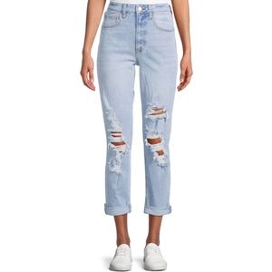 No Boundaries High Rise Girlfriend Jeans